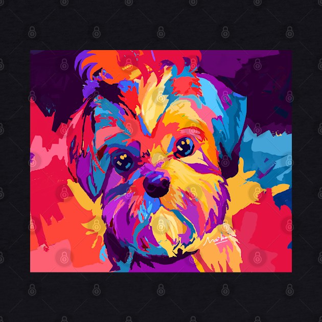 Shih tzu dog by mailsoncello